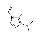 1-ethenyl-2-methyl-3-propan-2-ylpyrrole结构式