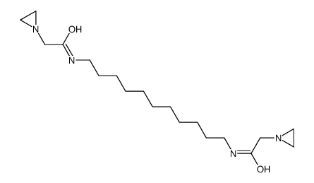 2-(aziridin-1-yl)-N-[11-[[2-(aziridin-1-yl)acetyl]amino]undecyl]acetamide Structure