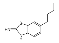 2-Benzothiazolamine,6-butyl-(9CI) Structure