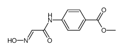 4-(2-hydroxyimino-acetylamino)-benzoic acid methyl ester Structure