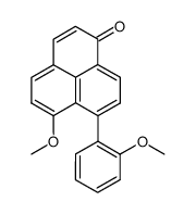 6-methoxy-7-(2-methoxyphenyl)-1H-phenalen-1-one结构式