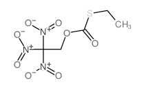 2,2,2-trinitroethyl ethylsulfanylformate structure