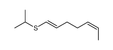 1-propan-2-ylsulfanylhepta-1,5-diene Structure