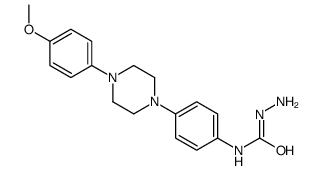 Hydrazine Carboxamide,N-{4-[4(4-methoxyphenyl)-1-pipezinyl]phenyl} Structure