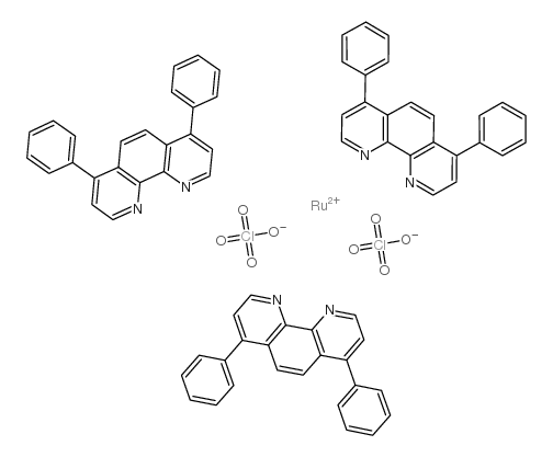 三(4,7-二苯基-1,10-菲咯啉)钌(II)双(高氯酸盐)图片