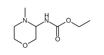 4-methyl-3-(ethoxycarbonylamino)morpholine结构式