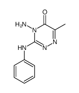 4-AMINO-3-ANILINO-6-METHYL-4,5-DIHYDRO-1,2,4-TRIAZIN-5-ONE picture