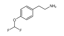 Benzeneethanamine, 4-(difluoromethoxy)- (9CI) Structure