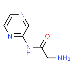 Acetamide,2-amino-N-pyrazinyl- (9CI) Structure