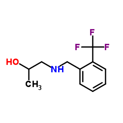 1-{[2-(Trifluoromethyl)benzyl]amino}-2-propanol结构式