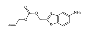 allyl (5-amino-1,3-benzothiazol-2-yl)methyl carbonate Structure