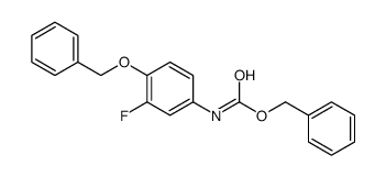 benzyl N-(3-fluoro-4-phenylmethoxyphenyl)carbamate Structure