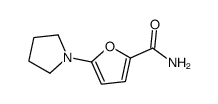 5-pyrrolidin-1-ylfuran-2-carboxamide结构式