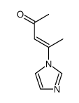 4-(1-imidazolyl)-3-penten-2-one Structure