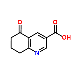 5-Oxo-5,6,7,8-tetrahydro-3-quinolinecarboxylic acid结构式