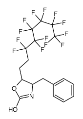 (4S,5R)-(-)-4-Benzyl-5-(3,3,4,4,5,5,6,6,7,7,8,8,8-tridecafluorooctyl)-2-oxazolidinone,99 Structure