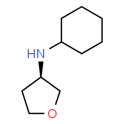 3-N-CYCLOHEXYL-TETRAHYDROFURAN-3-YL-AMINE HYDROCHLORIDE结构式