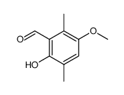 2-HYDROXY-5-METHOXY-3,6-DIMETHYL-BENZALDEHYDE Structure