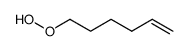 hex-5-enyl hydroperoxide Structure