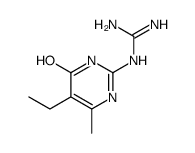 2-(5-ethyl-6-methyl-4-oxo-1H-pyrimidin-2-yl)guanidine Structure