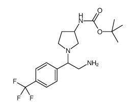 3-N-BOC-AMINO-1-[2-AMINO-1-(4-TRIFLUOROMETHYL-PHENYL)-ETHYL]-PYRROLIDINE picture