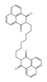 1H-Benz(de)isoquinoline-1,3(2H)-dione, 2,2-(1,8-octanediyl)bis- Structure