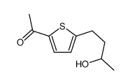 1-[5-(3-hydroxybutyl)thiophen-2-yl]ethanone结构式