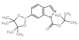 TERT-BUTYL 6-(4,4,5,5-TETRAMETHYL-1,3,2-DIOXABOROLAN-2-YL)-1H-INDAZOLE-1-CARBOXYLATE picture