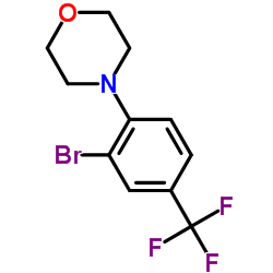 4-[2-Bromo-4-(trifluoromethyl)phenyl]morpholine Structure