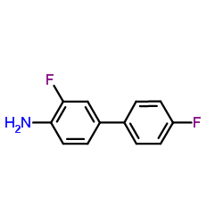 3,4'-Difluoro-4-biphenylamine结构式