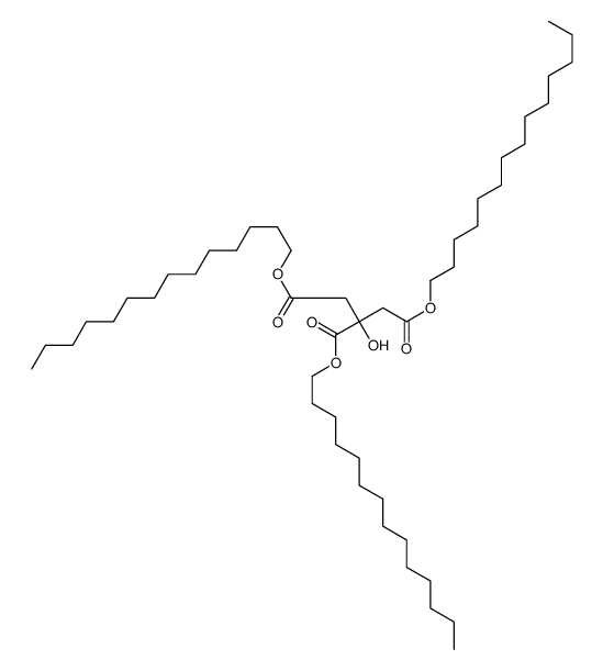 tritetradecyl 2-hydroxypropane-1,2,3-tricarboxylate Structure