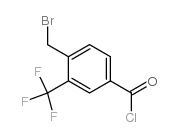 4-溴甲基-3-三氟甲基苯甲酰氯结构式