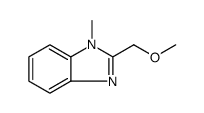 1H-Benzimidazole, 2-(methoxymethyl)-1-methyl Structure