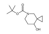 5-Azaspiro[2.5]octane-5-carboxylic acid, 8-hydroxy-, 1,1-dimethylethyl ester Structure