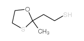 2-Methyl-1,3-oxathiolane-2-ethanethiol structure