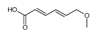 6-methoxyhexa-2,4-dienoic acid Structure