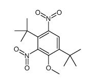 1,4-ditert-butyl-2-methoxy-3,5-dinitrobenzene Structure