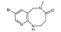 8-bromo-5-methyl-2,3,5,6-tetrahydropyrido[2,3-b][1,5]diazocin-4(1H)-one结构式