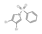 1-BENZENESULFONYL-3,4-DIBROMO-1H-PYRROLE Structure