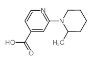 2-(2-Methyl-1-piperidinyl)isonicotinic acid Structure