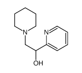 2-piperidin-1-yl-1-pyridin-2-ylethanol Structure