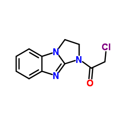 1-(Chloroacetyl)-2,3-dihydro-1H-imidazo-[1,2-a]benzimidazole Structure