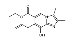 ethyl 7-allyl-8-hydroxy-2,3-dimethylimidazo[1,2-a]pyridine-6-carboxylate结构式