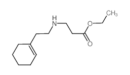 Ethyl 3-{[2-(1-cyclohexen-1-yl)ethyl]-amino}propanoate Structure