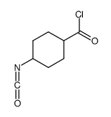 Cyclohexanecarbonyl chloride, 4-isocyanato- (9CI)结构式