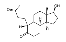 17β-Hydroxy-4,5-seco-oestran-3,5-dion Structure