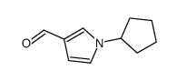 1-cyclopentyl-1H-pyrrole-3-carbaldehyde(SALTDATA: FREE)结构式