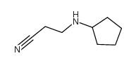 3-(Cyclopentylamino)propionitrile structure