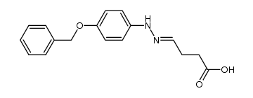 4-(4-benzyloxy-phenylhydrazono)-butyric acid Structure