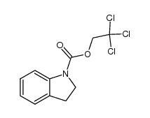 2,2,2-trichloroethyl indoline-1-carboxylate Structure